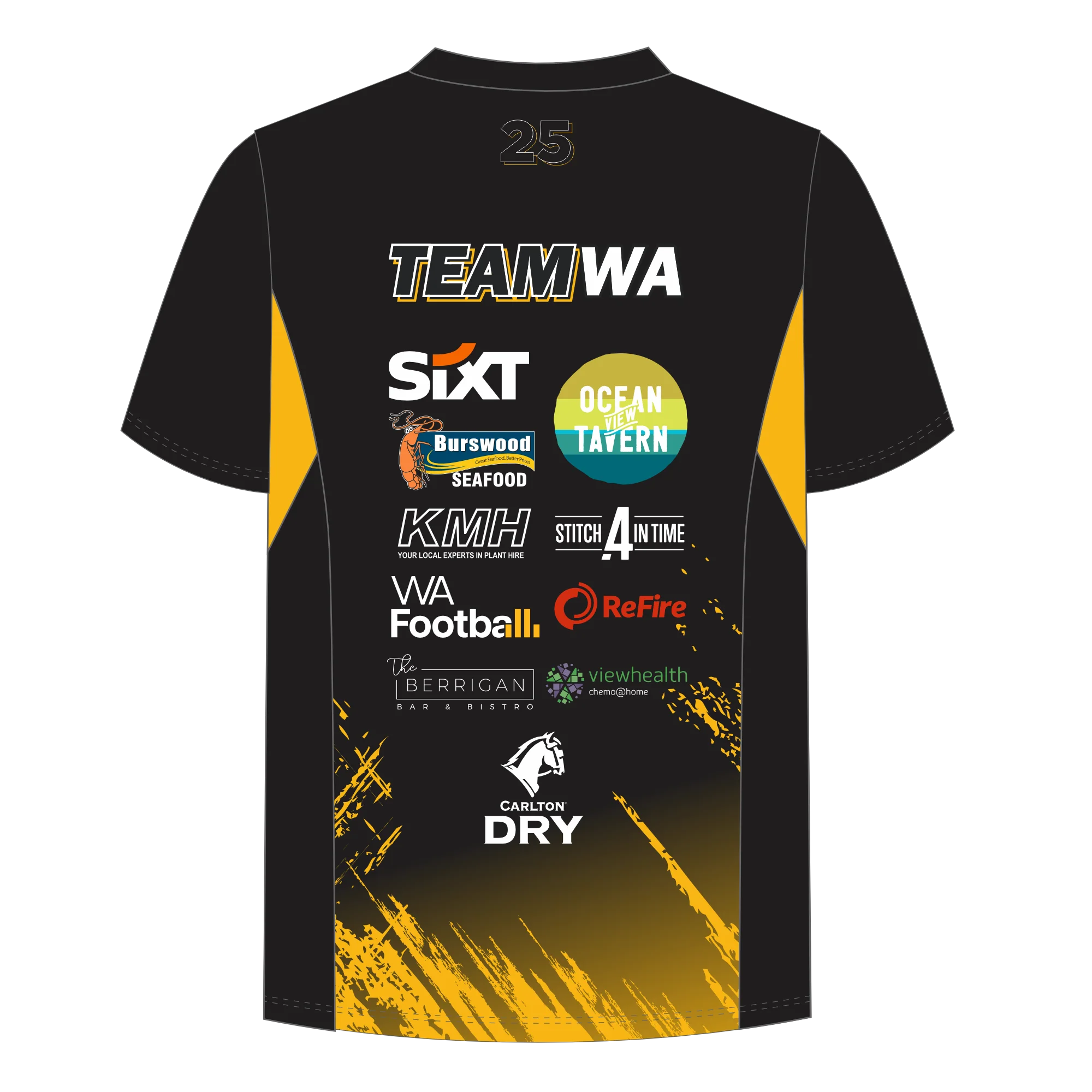 AFL Masters WA | PRE-ORDER | Team WA Training Tee Shirt - Women - Image 2