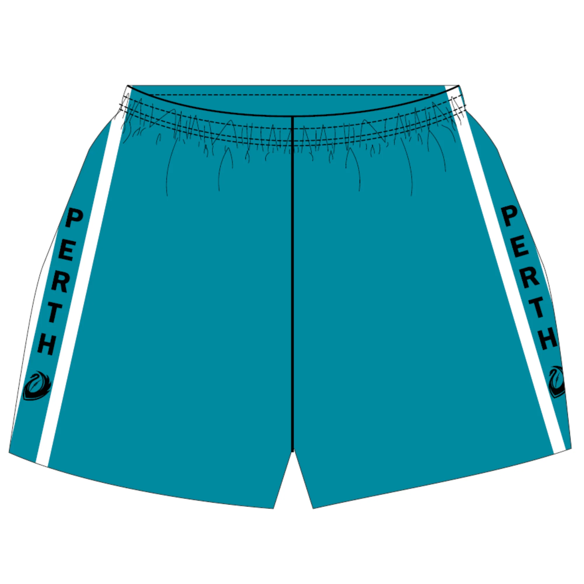 PFL23 Canning Vale FC | Teal Shorts - Image 3