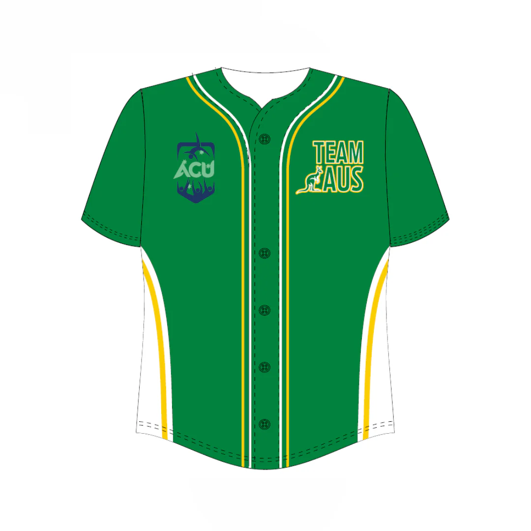 Australian Cheer Union | PRE-ORDER | Unisex Baseball Jersey