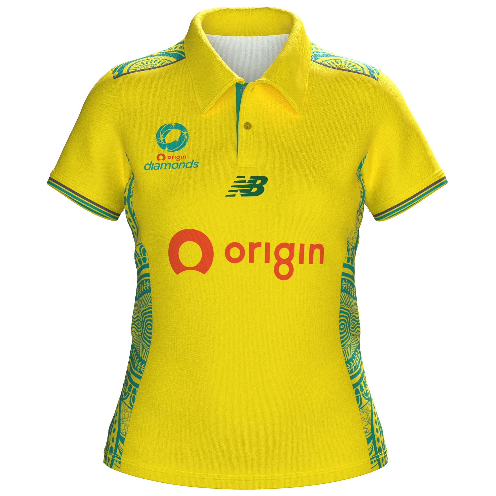 Australian Diamonds Netball  |  NB 2025 Media Polo - Womens