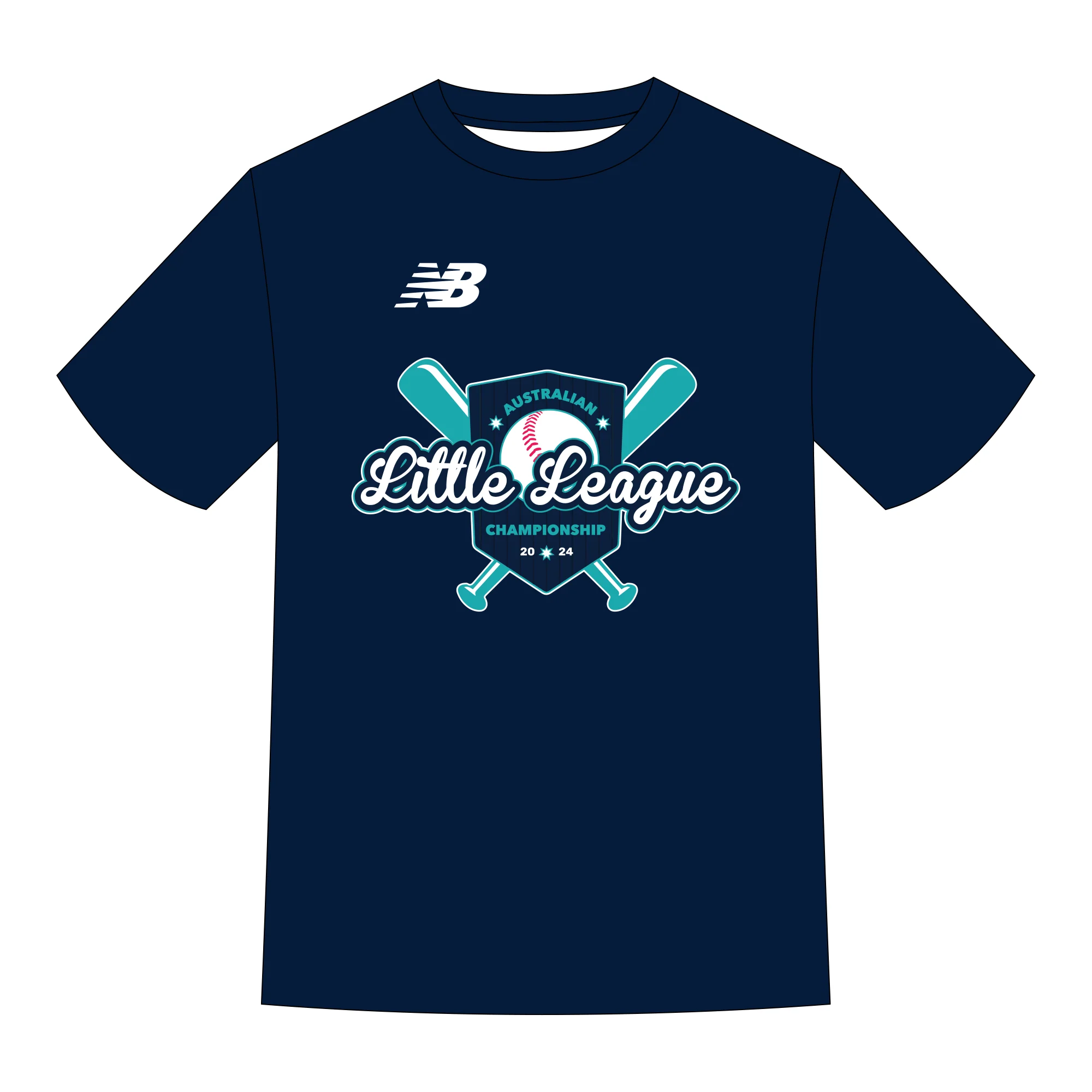 Baseball AUS | PRE-ORDER | Little League Championship Cotton Tee - Navy