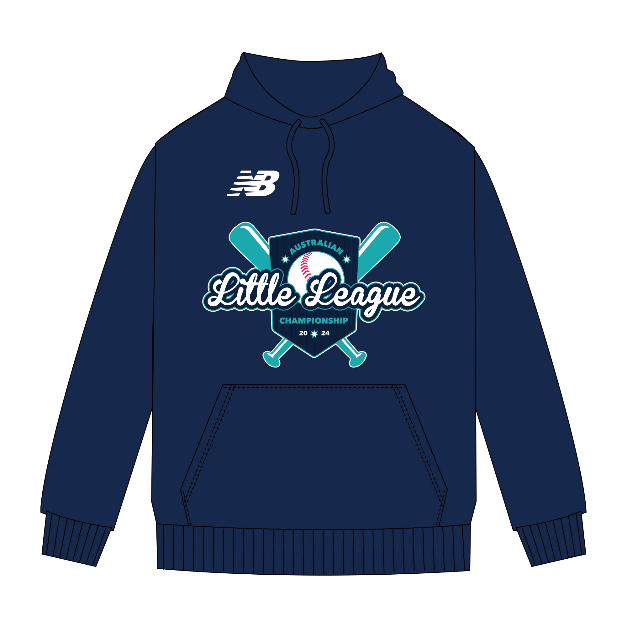 Baseball AUS | PRE-ORDER | Little League Championship Hoodie - Navy
