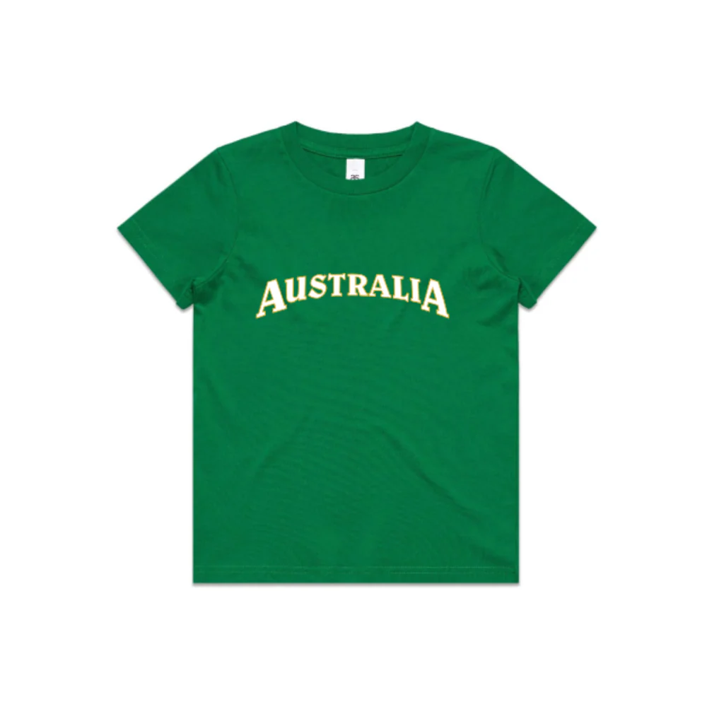 Baseball Australia - Little Leagues Girls | PRE-ORDER| Unisex Green T-Shirt