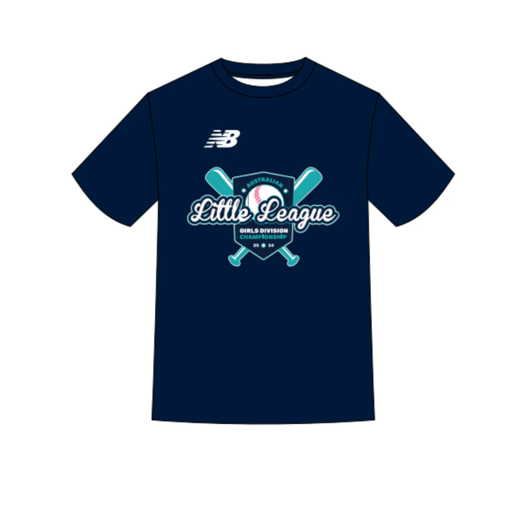 Baseball Australia - Little Leagues Girls | PRE-ORDER| Unisex Navy T-Shirt
