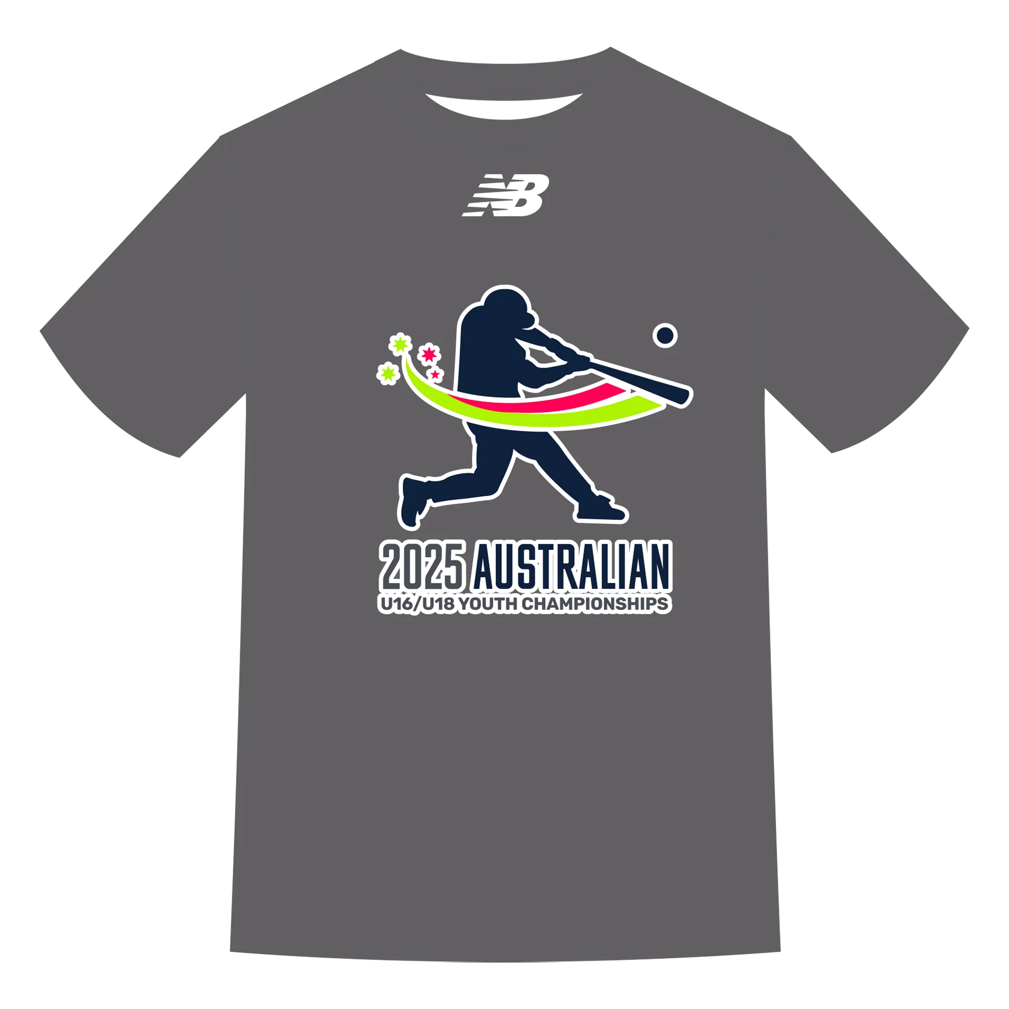 Baseball Australia | PRE-ORDER | AYC T-Shirt - Grey