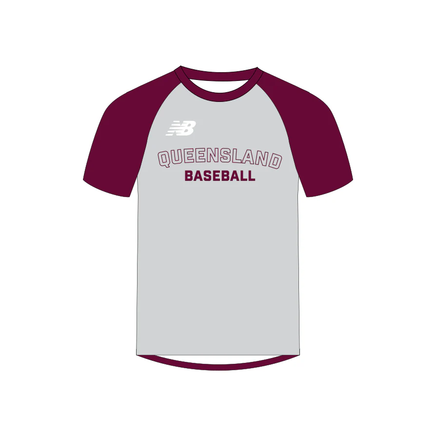 Baseball QLD | PRE-ORDER | Player - Unisex Under Shirt - Short Sleeve