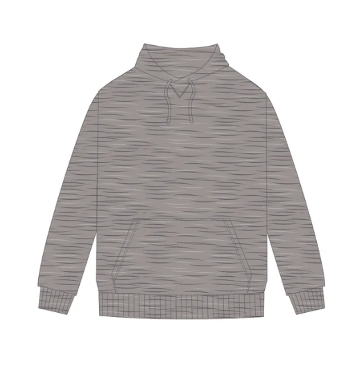 Belgravia Apparel | Kangaroo Pocket Hoodie - Unisex - Grey - P1539