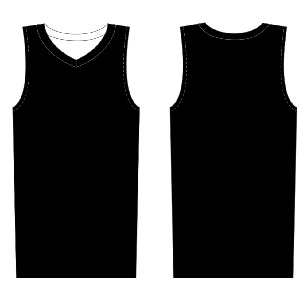 Belgravia Apparel | NB Unisex Reversible Training Singlet - BLACK/WHITE - Image 2