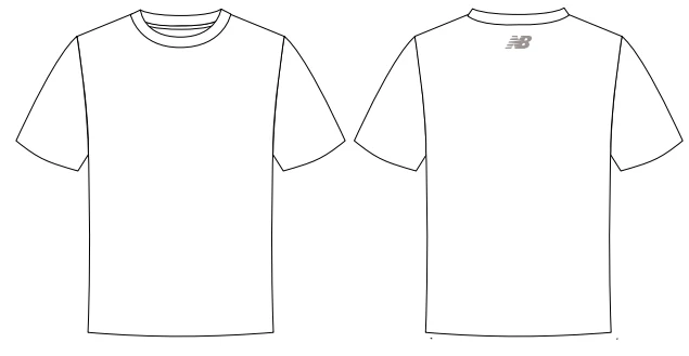 Belgravia Apparel | New Balance - Blank Cotton Tee - White (AFL tag) - P916