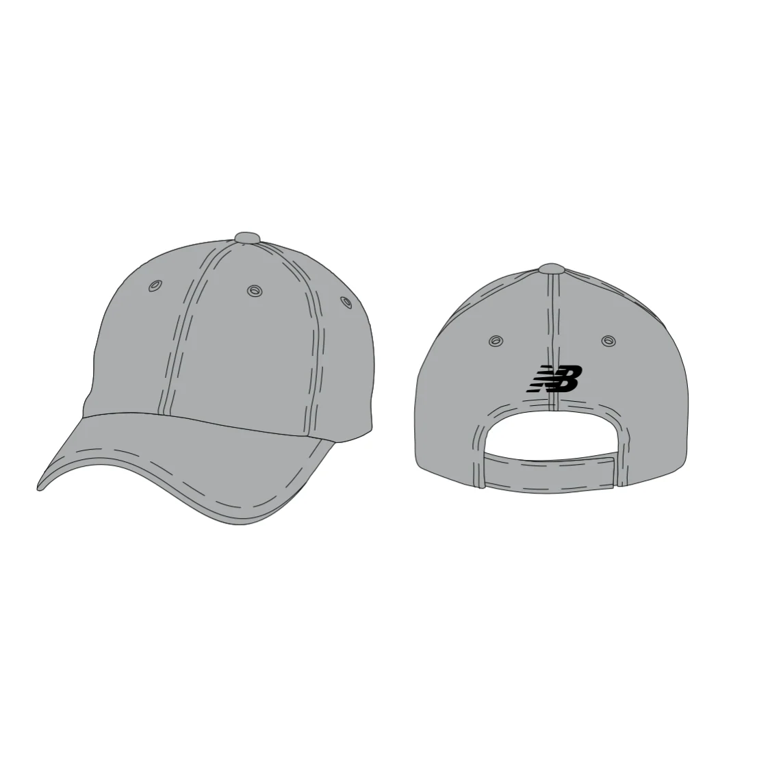 Belgravia Apparel | New Balance - Cap - Grey - P1147