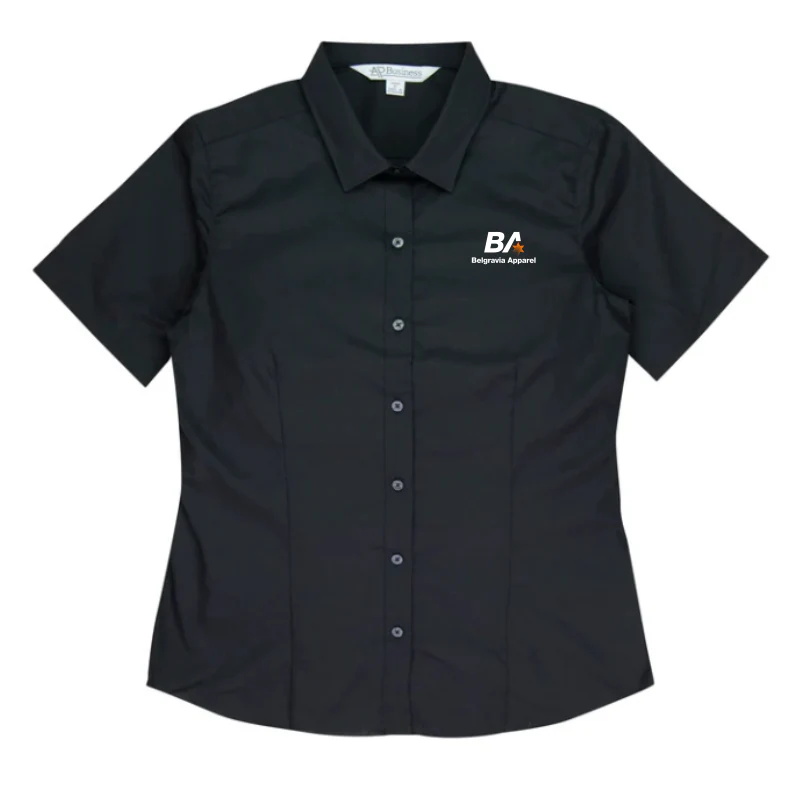 Belgravia Apparel Staff | Womens Black Short Sleeve Shirt