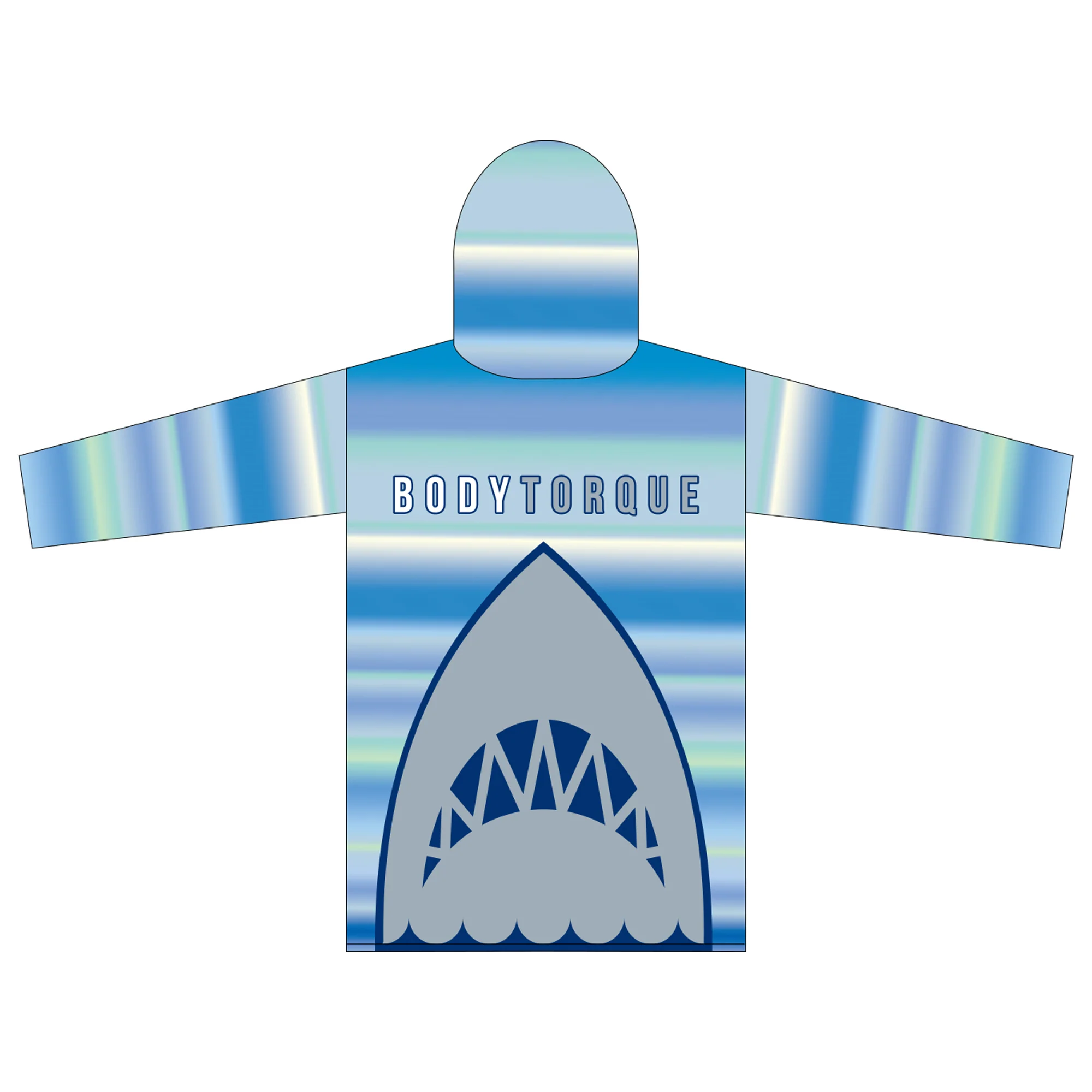 Belgravia Leisure | Youth Hooded Towel - Blue - Image 2