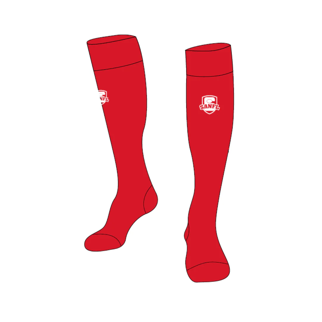 Birdwood FC | PRE-ORDER | Long Red Playing Socks