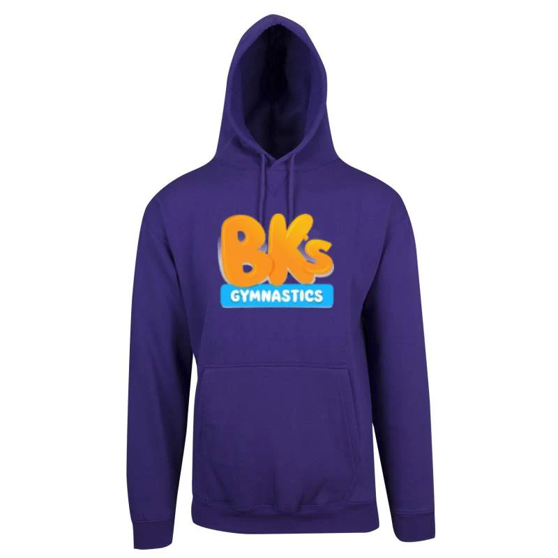 BK Gymnastics Merch | Fleecy Hoodie - PURPLE