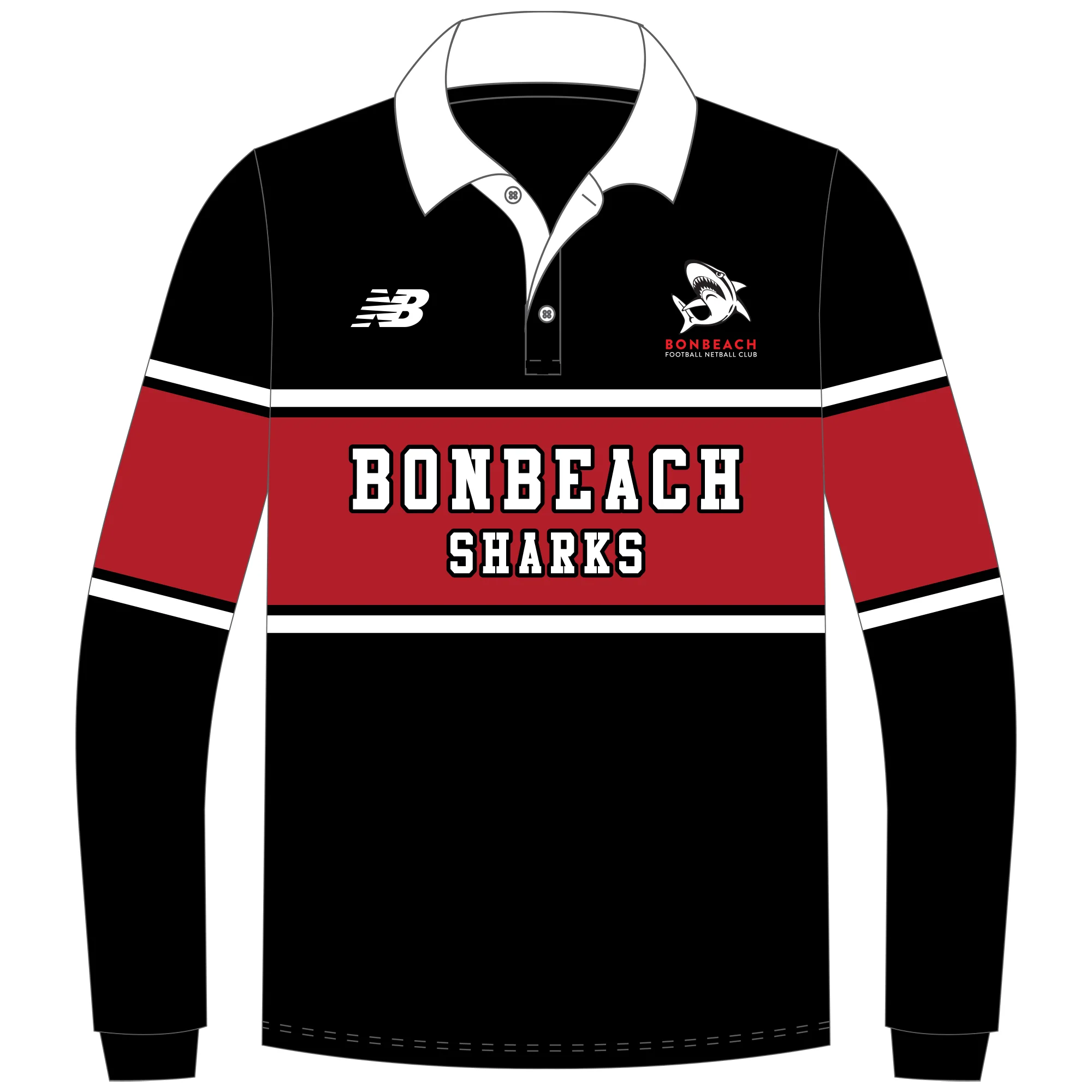 Bonbeach FNC | PRE-ORDER | Rugby top