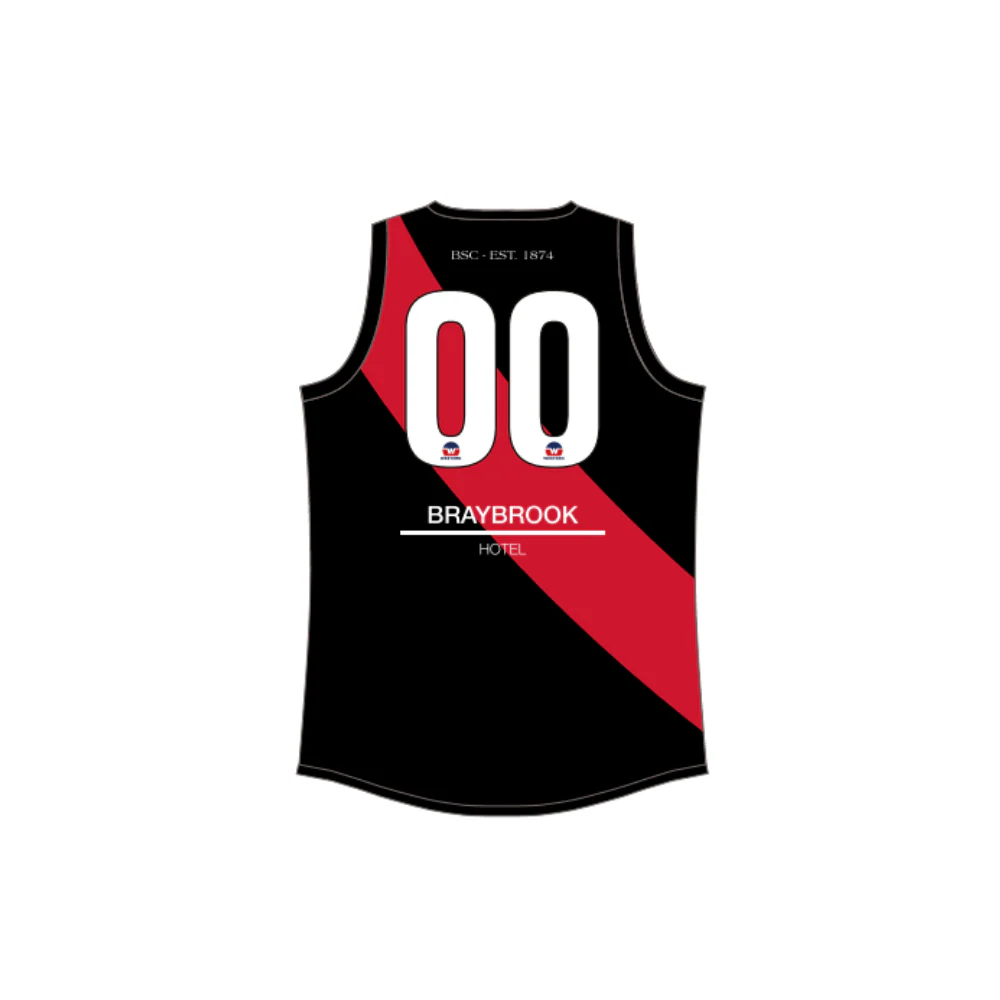 WRFL Braybrook Football Netball Club | NB Sleeveless Reversible Guernsey - SS - Image 4