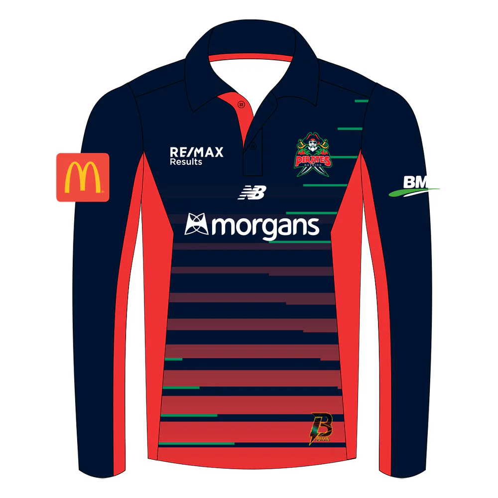 Brisbane Premier League | PRE-ORDER | Mens Playing Polo - Long Sleeve - Image 2