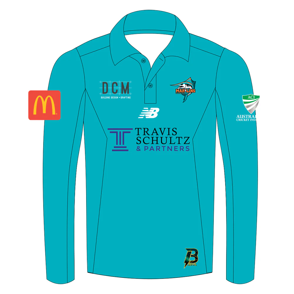 Brisbane Premier League | PRE-ORDER | Mens Playing Polo - Long Sleeve - Image 3
