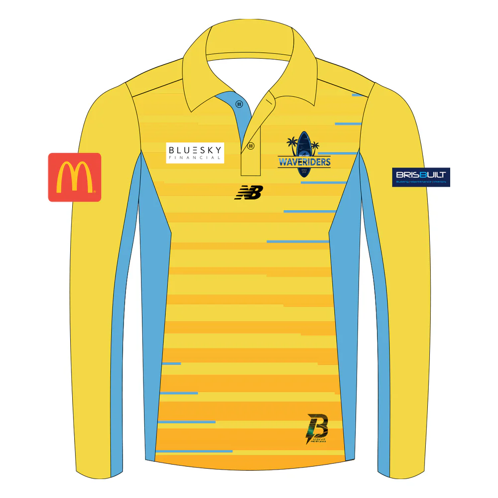 Brisbane Premier League | PRE-ORDER | Mens Playing Polo - Long Sleeve - Image 5