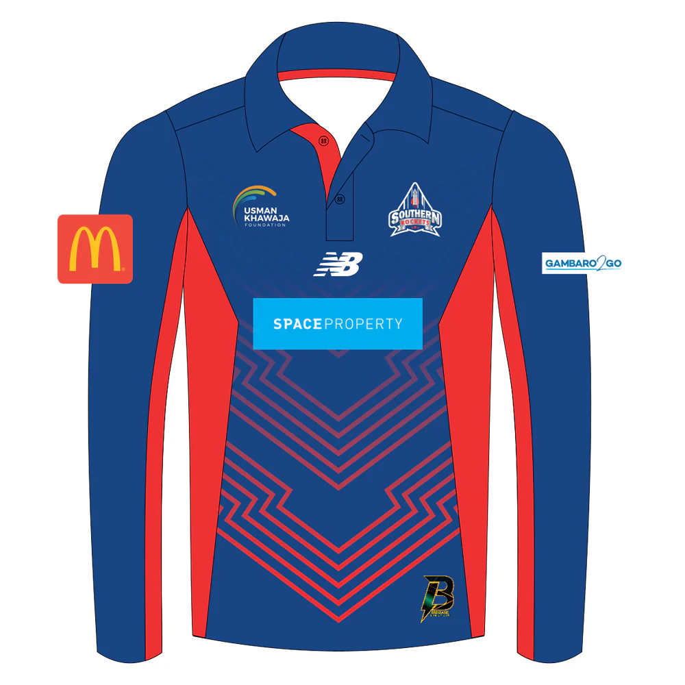 Brisbane Premier League | PRE-ORDER | Mens Playing Polo - Long Sleeve - Image 8