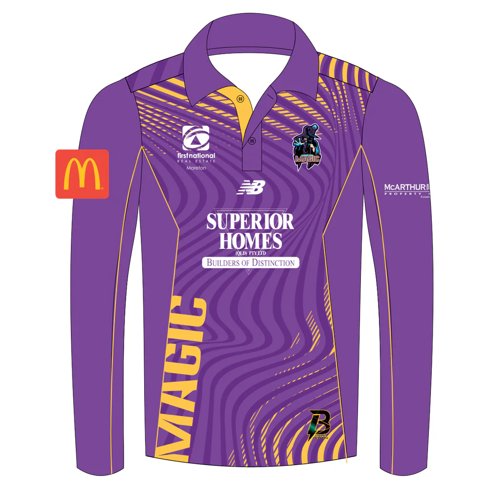 Brisbane Premier League | PRE-ORDER | Womens Playing Polo - Long Sleeve - Image 6
