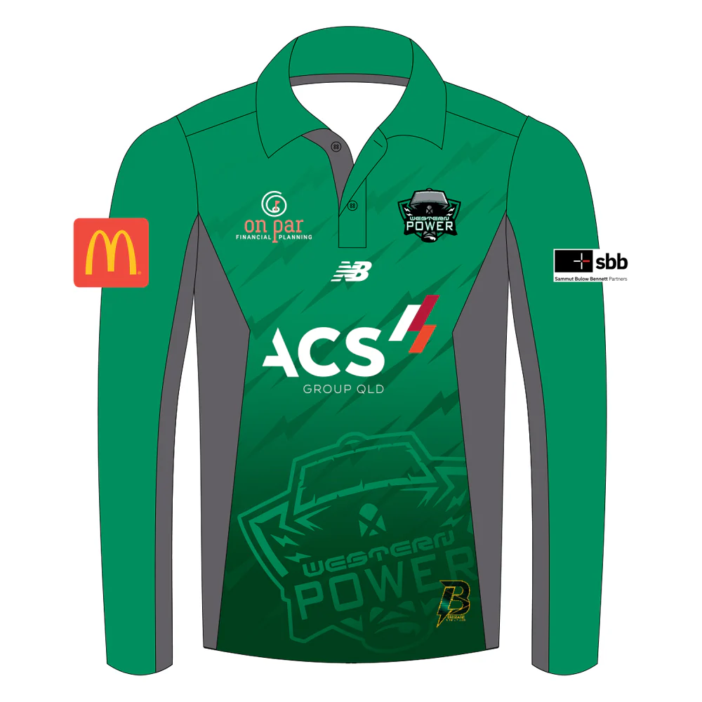 Brisbane Premier League | PRE-ORDER | Womens Playing Polo - Long Sleeve - Image 9