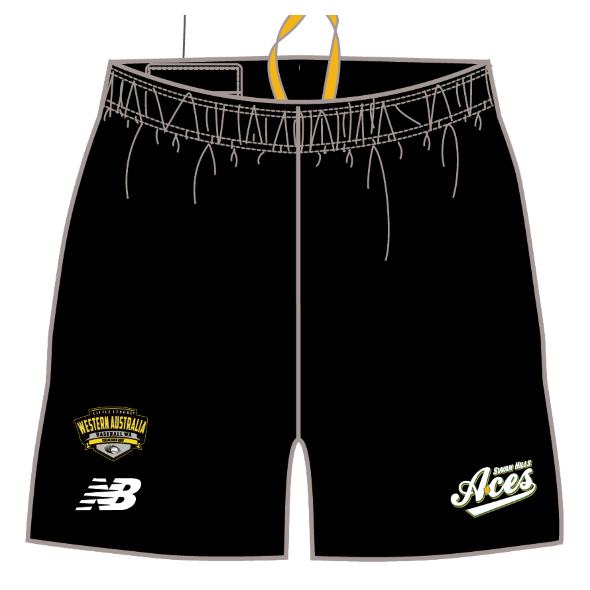 BWA Swan Hill Aces | PRE-ORDER | Admin - Training Shorts