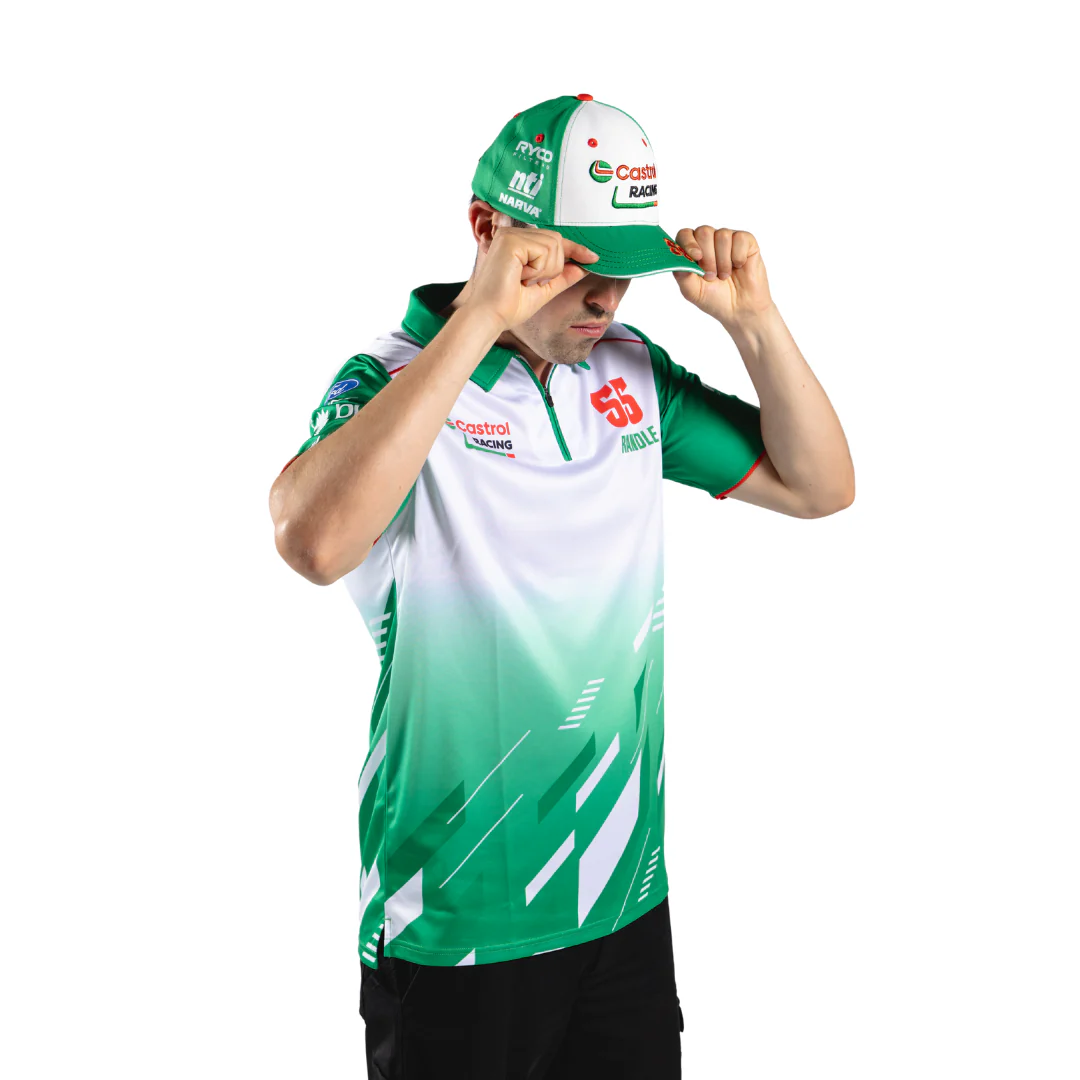 Castrol Racing Team | BA Flat Peak Cap - Image 3