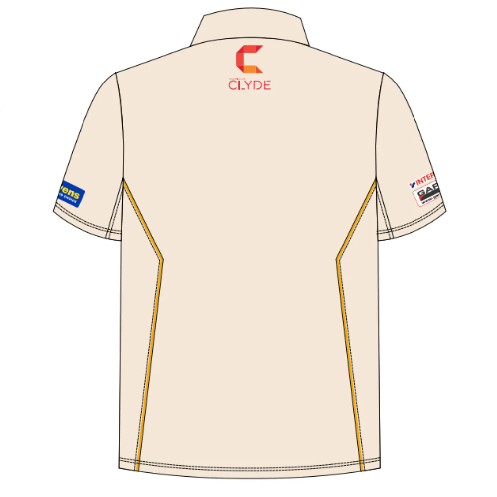 Clyde Cricket Club | PRE-ORDER | NB Unisex Two Day Polo - Short Sleeve - Image 2