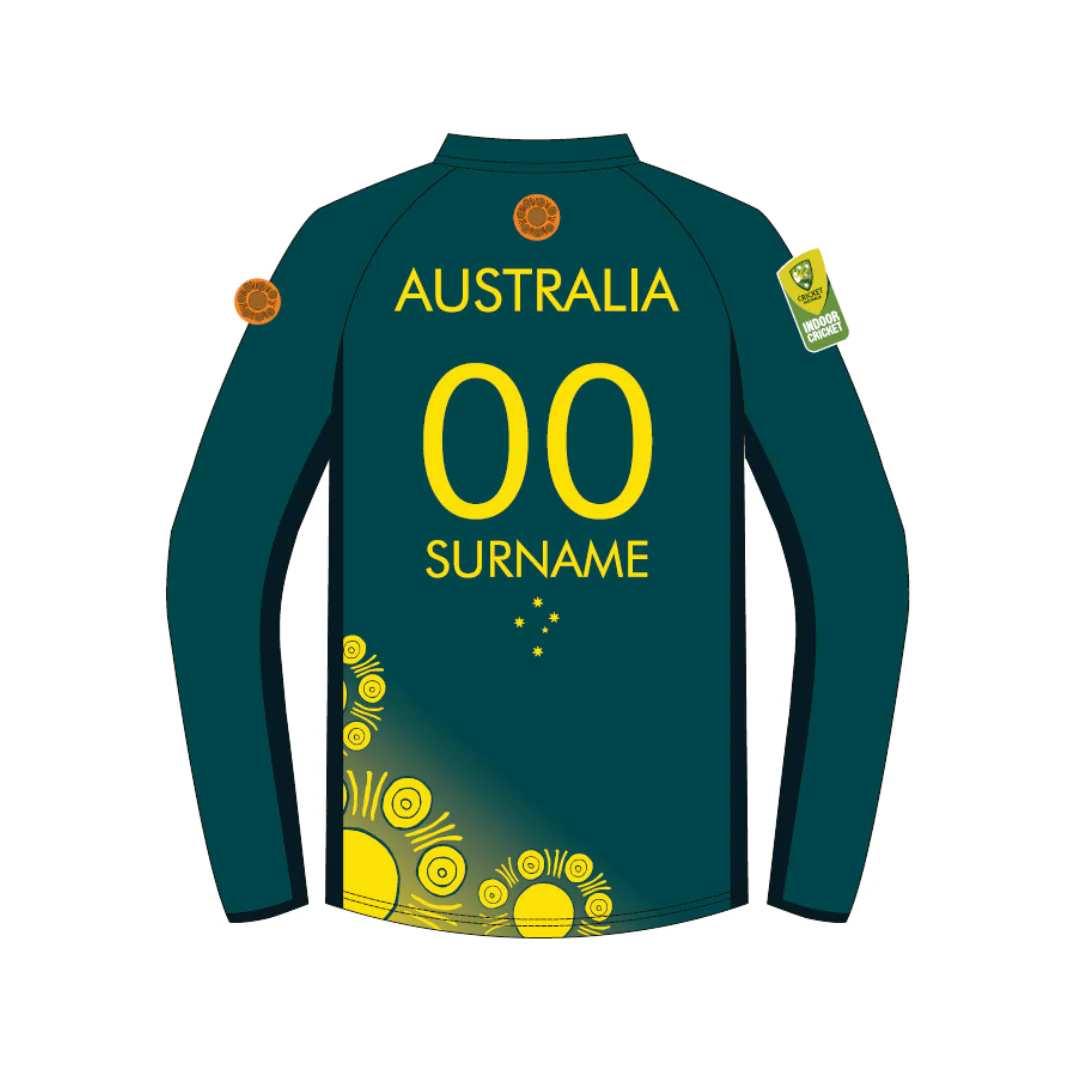 Cricket Australia Indoor | PRE-ORDER | Mens Playing LS Top - U22 - Image 2