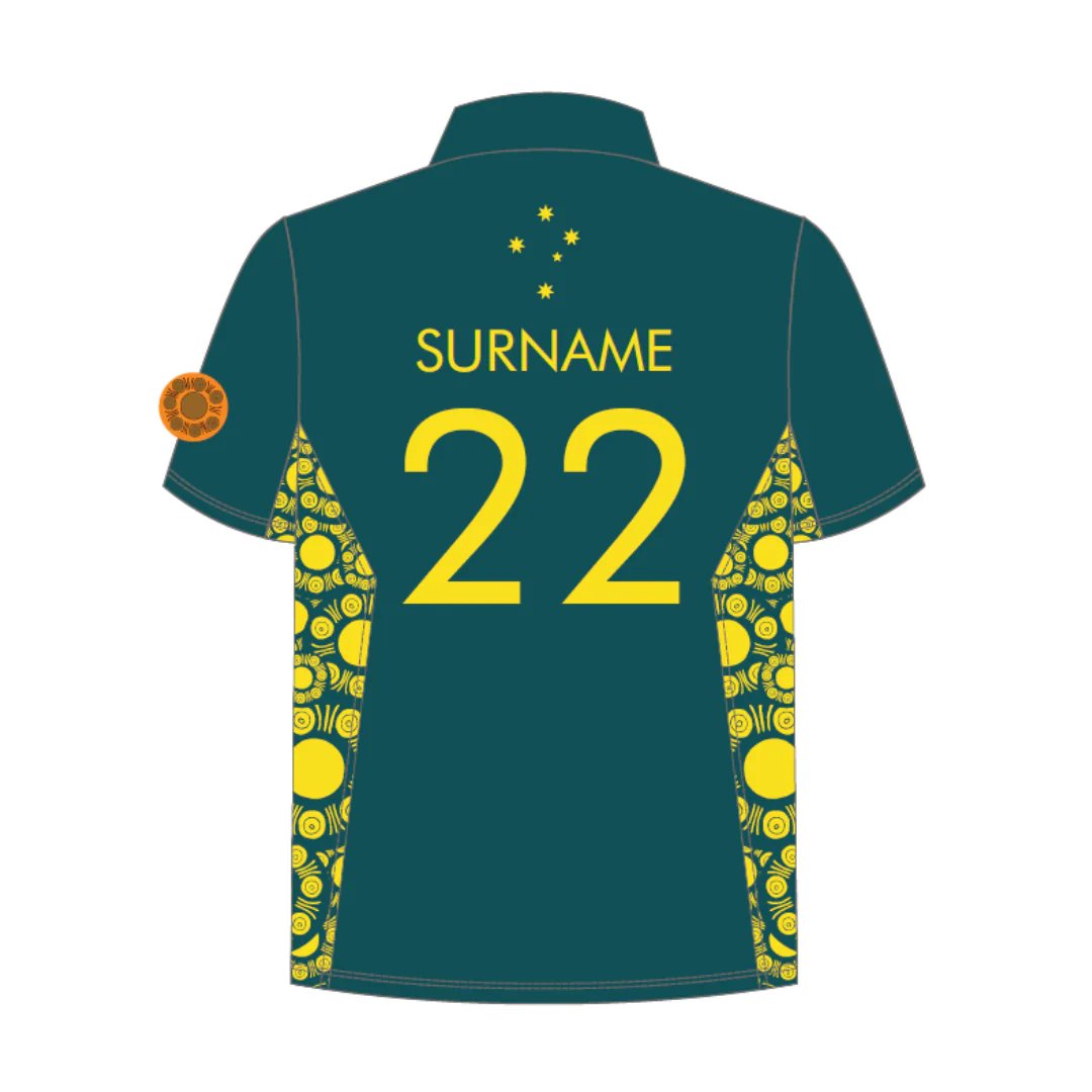 Cricket Australia Indoor | PRE-ORDER | NB Playing Polo SS - Mens - COA - Image 2