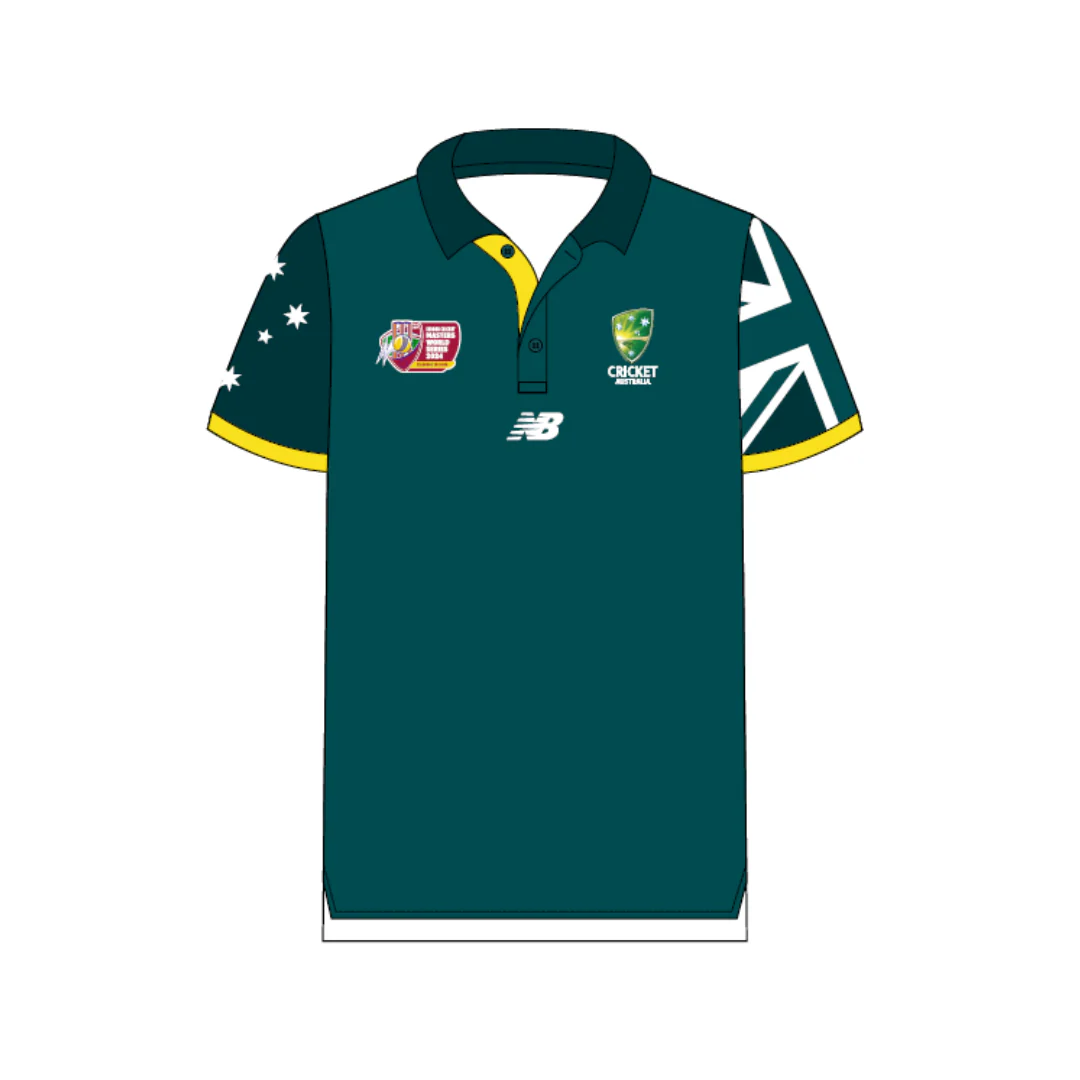 Cricket Australia Masters - Indoor | PRE-ORDER | Mens Travel Polo