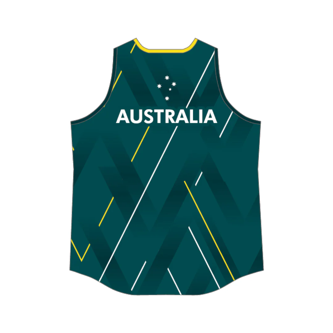 Cricket Australia Masters - Indoor | PRE-ORDER | Womens Training Singlet - Image 2