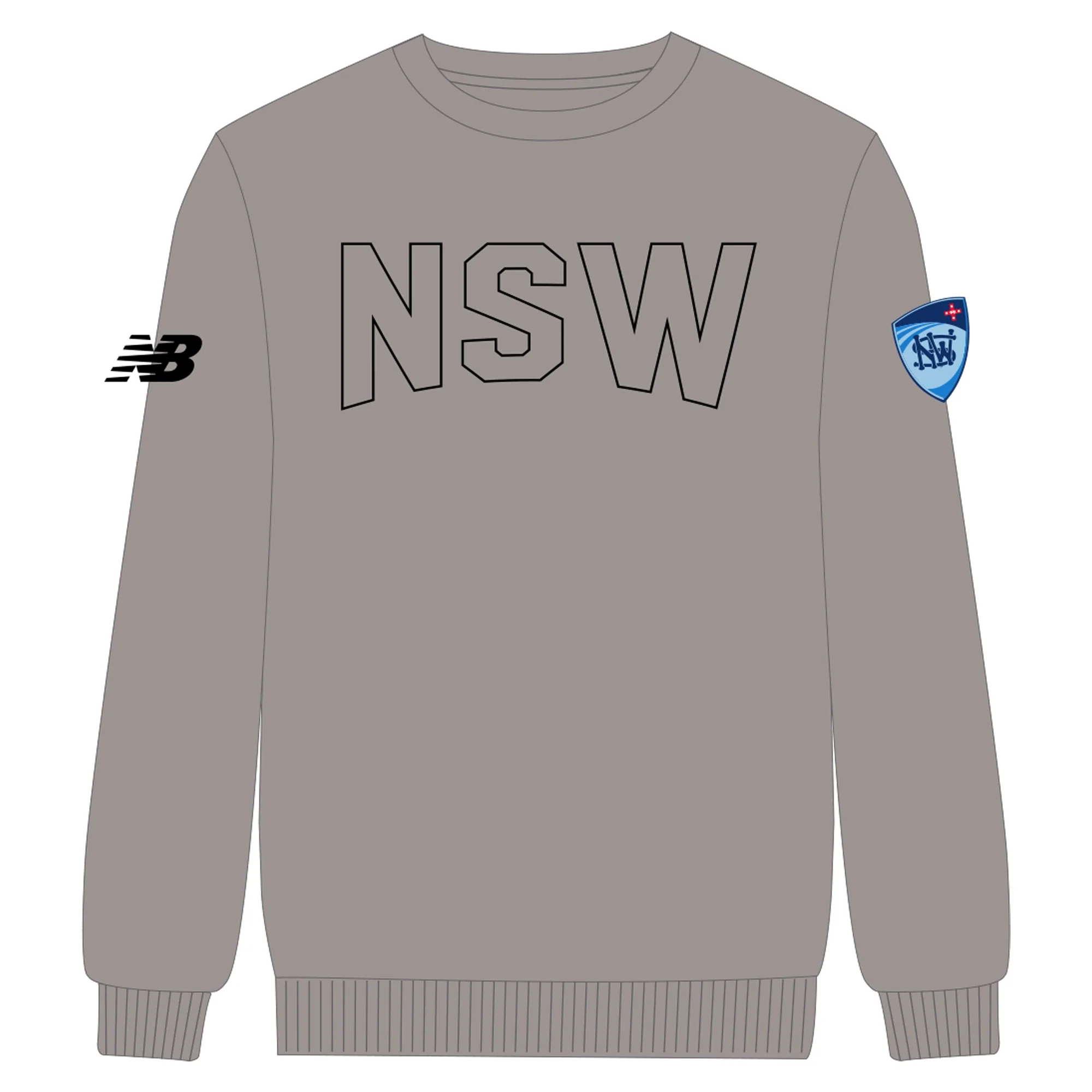 Cricket NSW - Academy | PRE-ORDER | New Balance Crew Neck - Unisex
