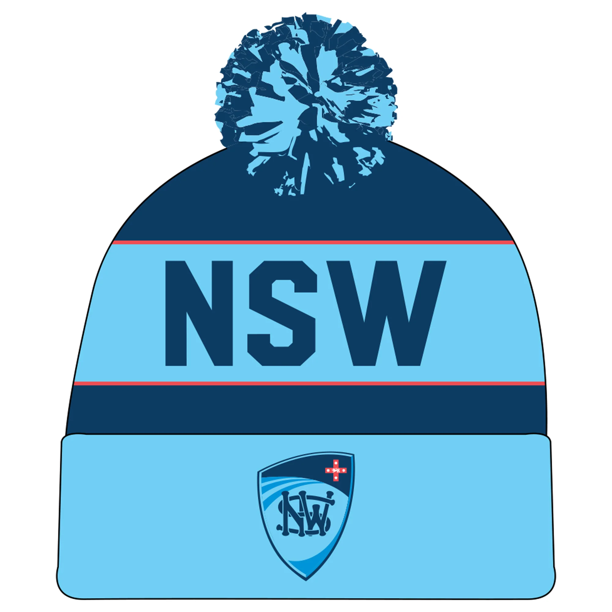 Cricket NSW | PRE-ORDER | Knitted Beanie