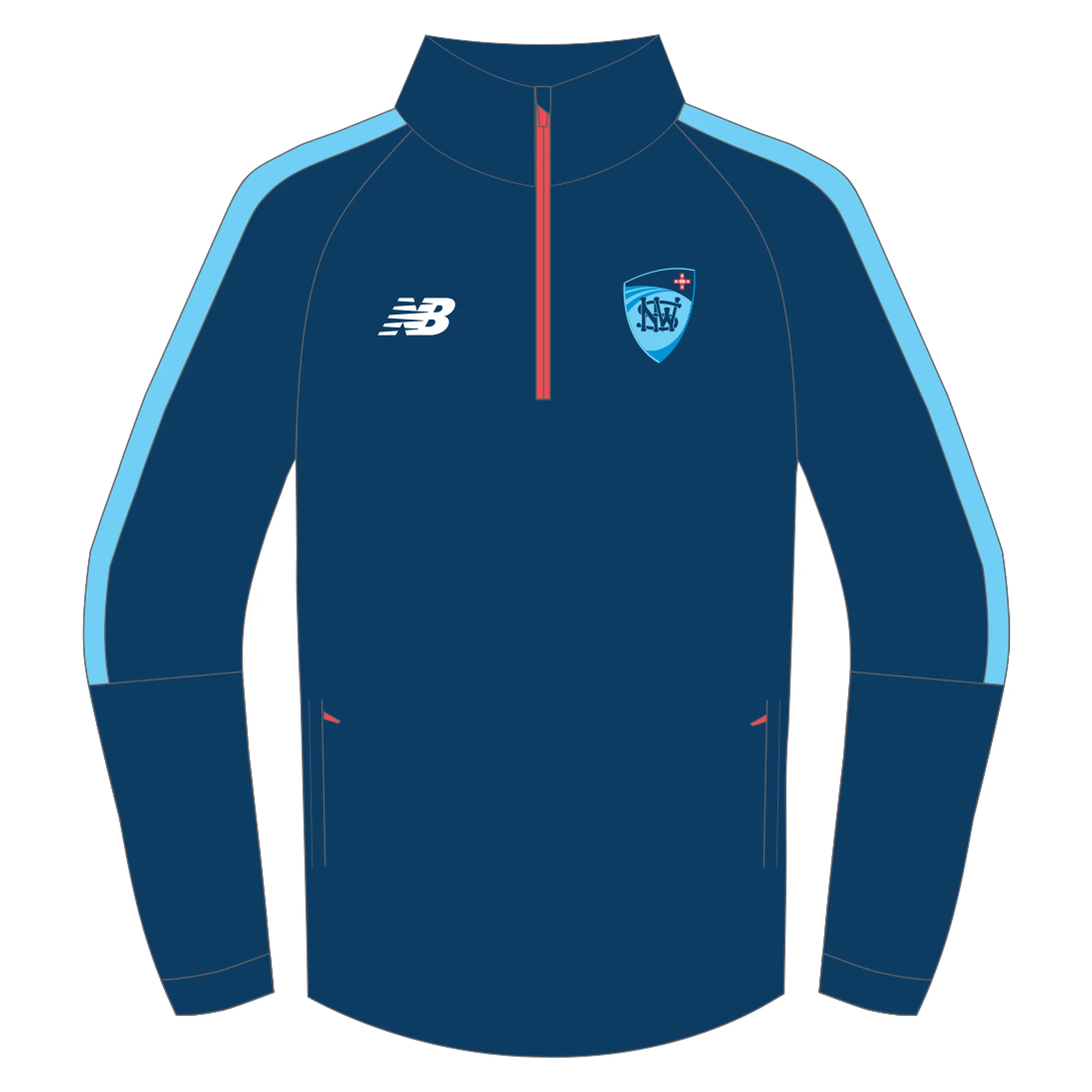 Cricket NSW | PRE-ORDER | Quarter Zip Midlayer - Unisex