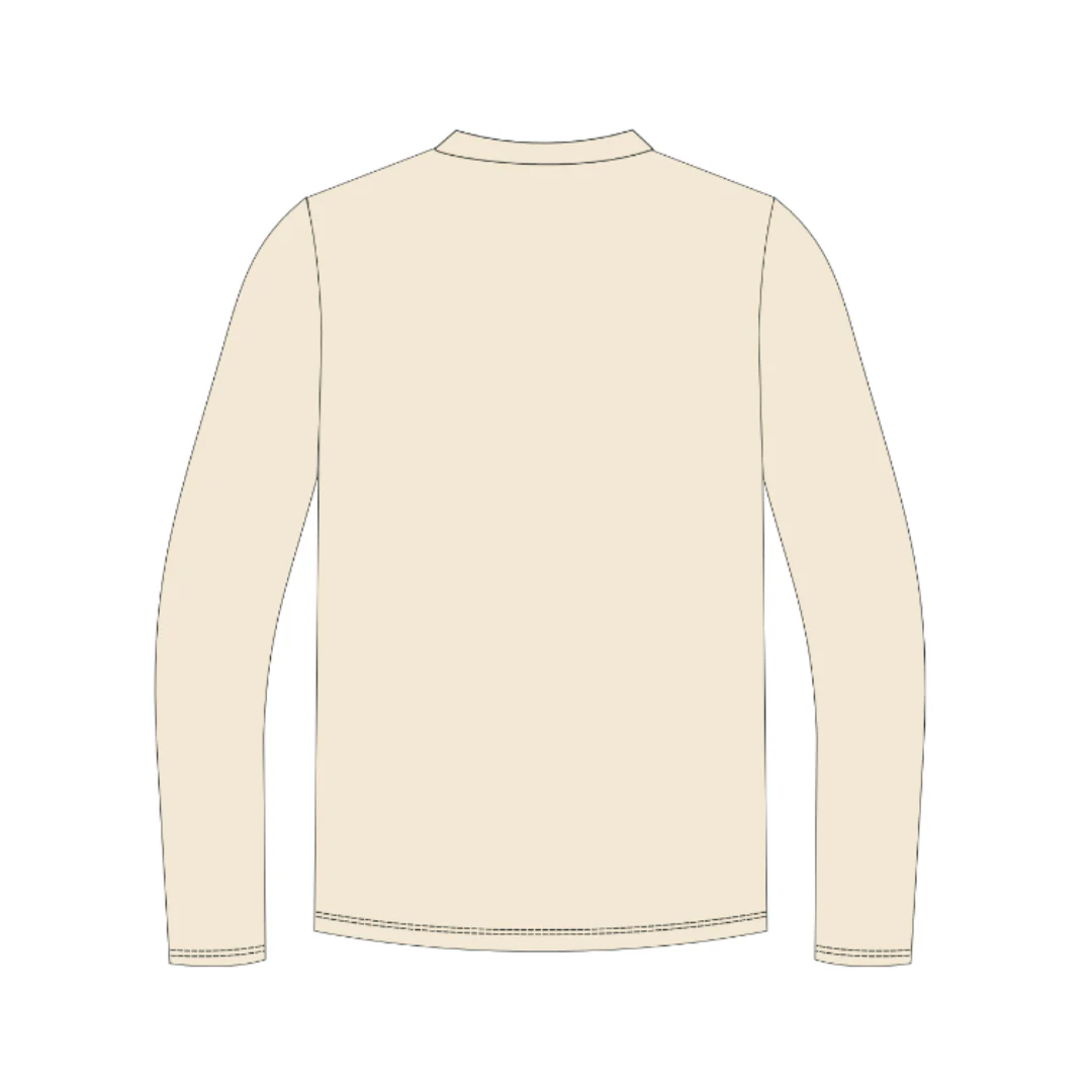 Cricket QLD - Staff  | PRE-ORDER |  Ls Lifestyle Tee - Stone - Image 2