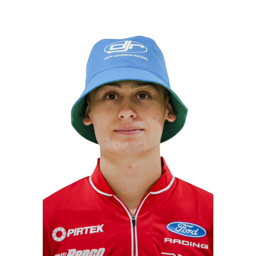 Dick Johnson Racing | Reversible Bucket Hat - Blue & Green - Image 2