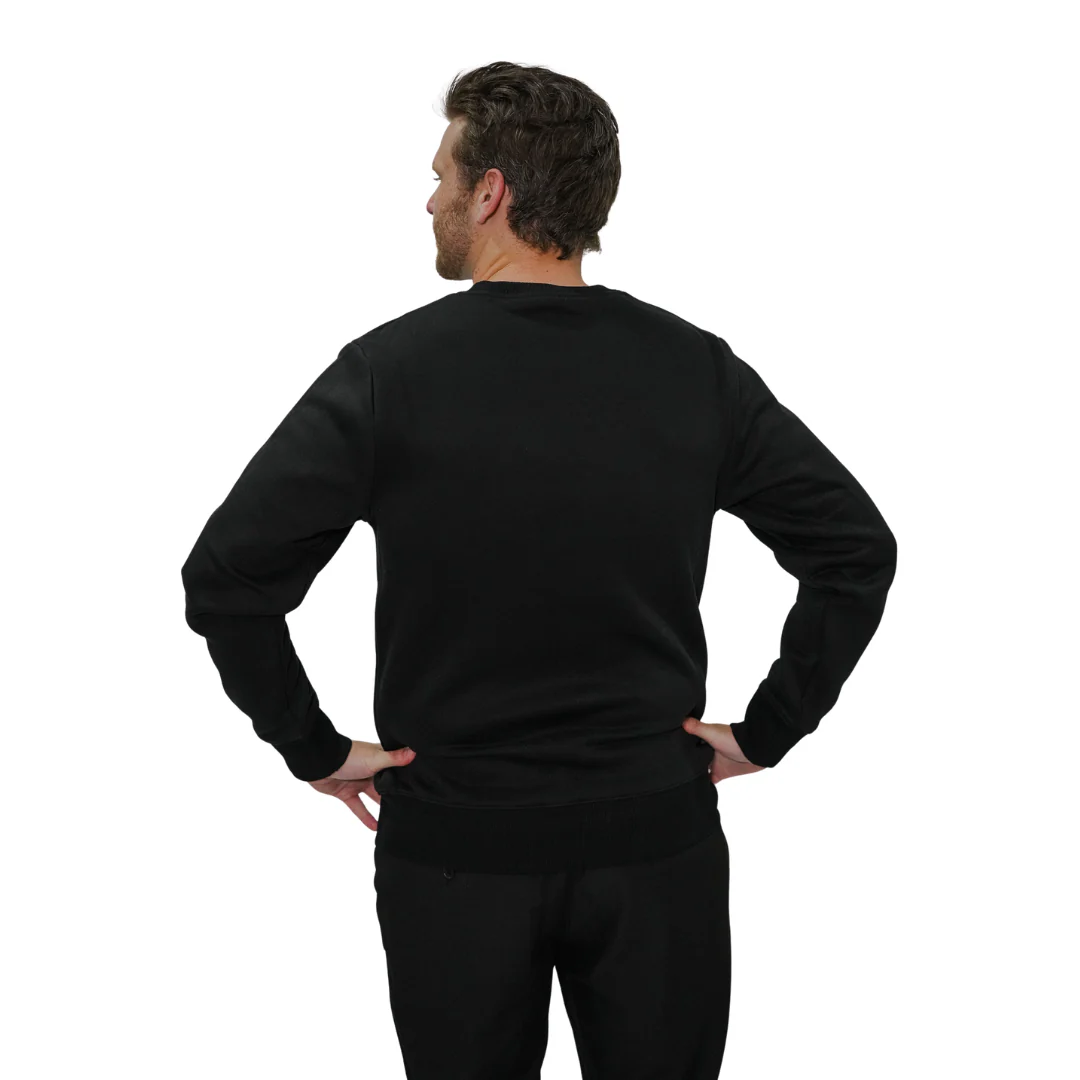 Dick Johnson Racing | Unisex Crewneck Jumper - Black on Black - Image 3