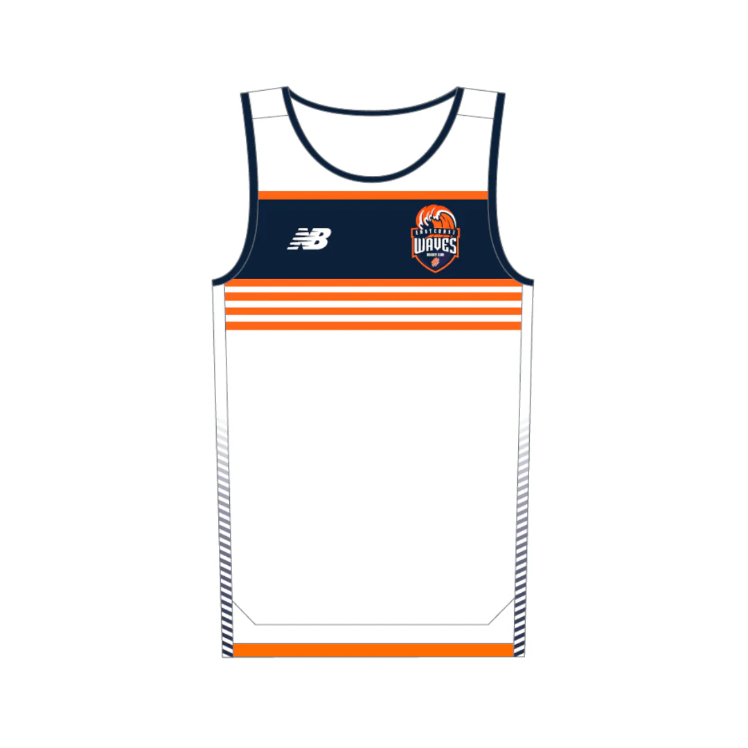 East Coast Waves HC | PRE-ORDER | Ladies  Tank Training Singlet - White