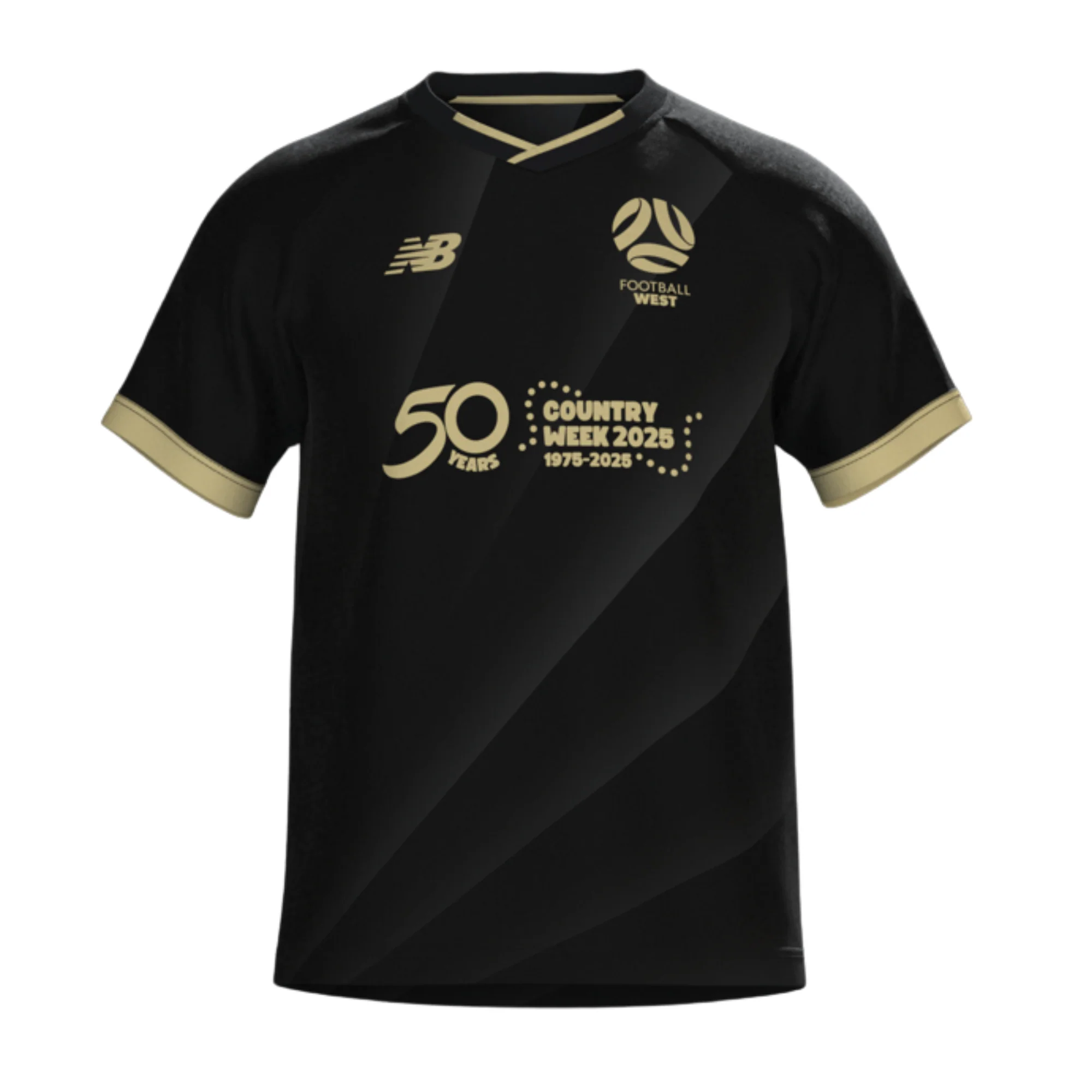 FW | PRE-ORDER | Country Week Soccer Jersey - Black/Gold