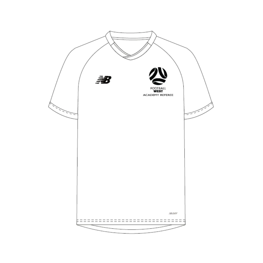 FW23 | New Balance Training Tee - Academy Referee - White