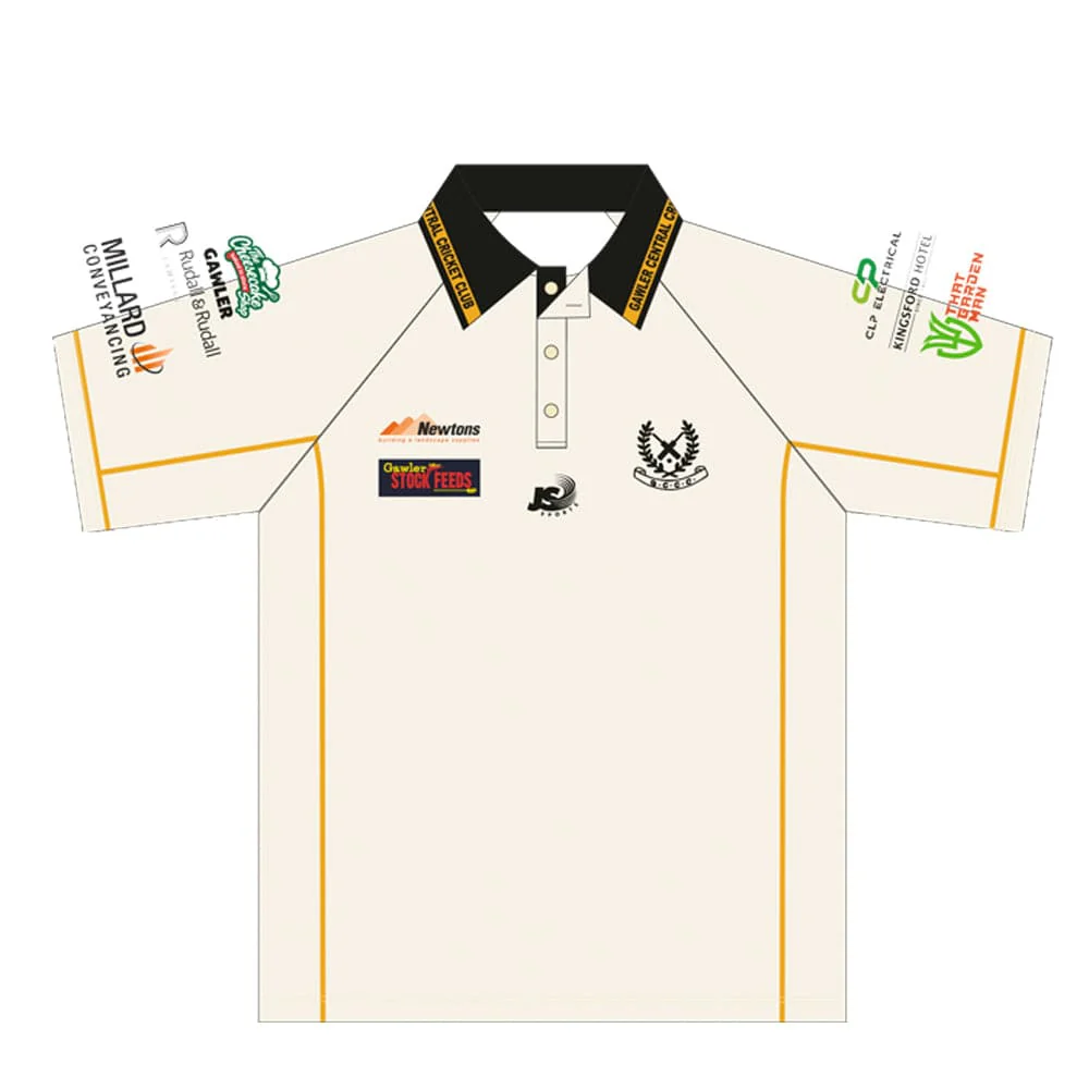Gawler Central CC | PRE-ORDER | Junior Playing Polo - Short Sleeve