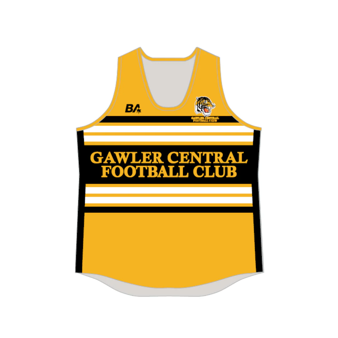 Gawler Central FC | PRE-ORDER | Yellow Training Singlet - Womens