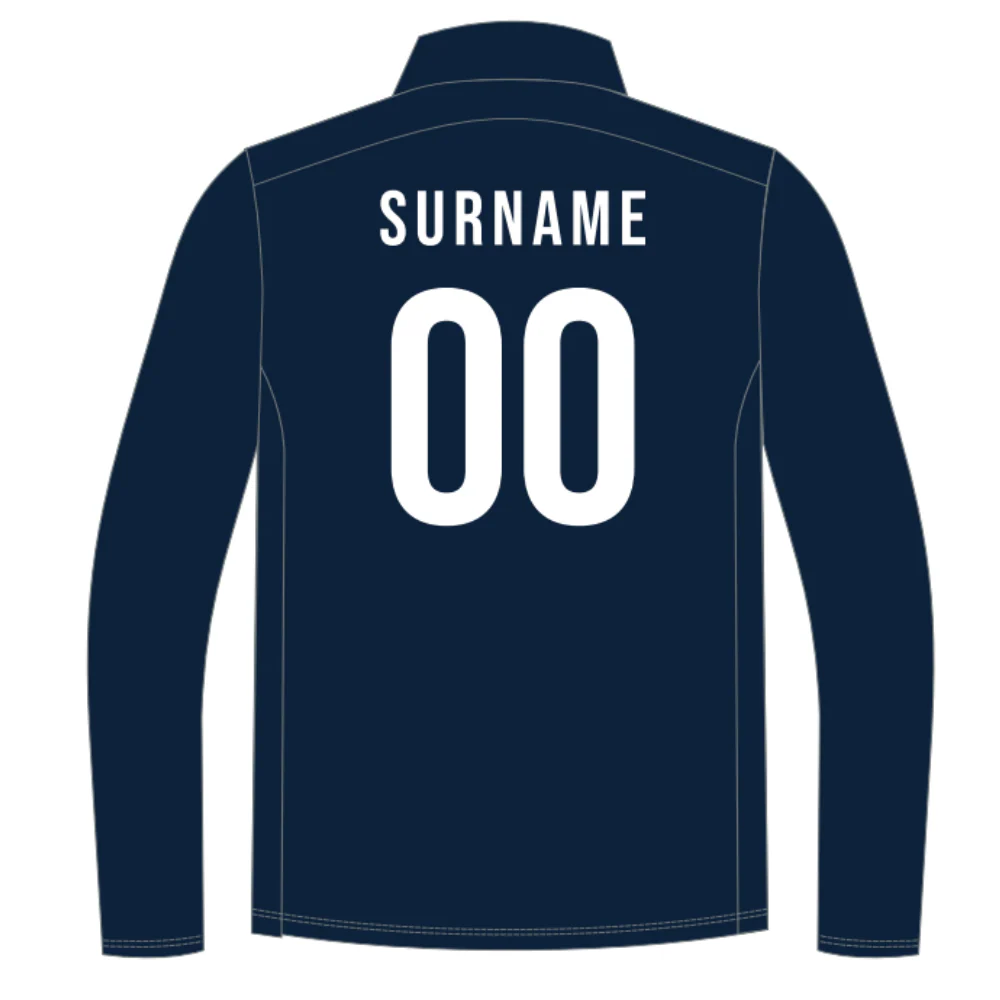 Geelong Cricket Club | PRE-ORDER | NB Unisex Polo - One Day - Navy - Long Sleeve - Image 2