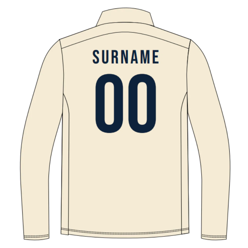 Geelong Cricket Club | PRE-ORDER | NB Unisex Polo - Two Day - Cream - Long Sleeve - Image 2