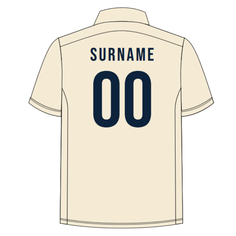 Geelong Cricket Club | PRE-ORDER | NB Unisex Polo - Two Day - Cream - Short Sleeve - Image 2