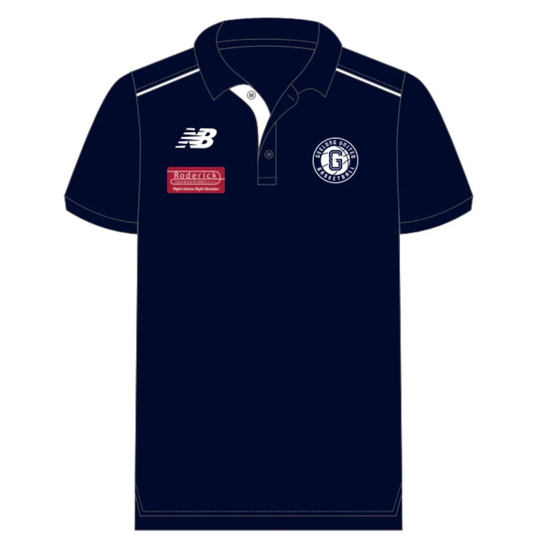 Geelong United Basketball | PRE-ORDER | NB Women's SS Polo