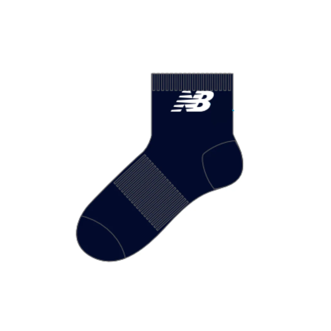 Geelong United Basketball | PRE-ORDER | NB Unisex Navy Ankle Socks - STOCK
