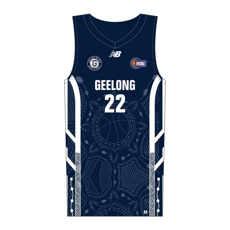 Geelong United Basketball | PRE-ORDER | NB Unisex Reversible Basketball Playing Singlet (NEW)